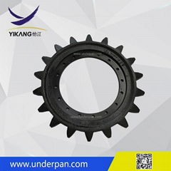 MST1500 sprocket roller for Morooka crawler rubber track undercarriage