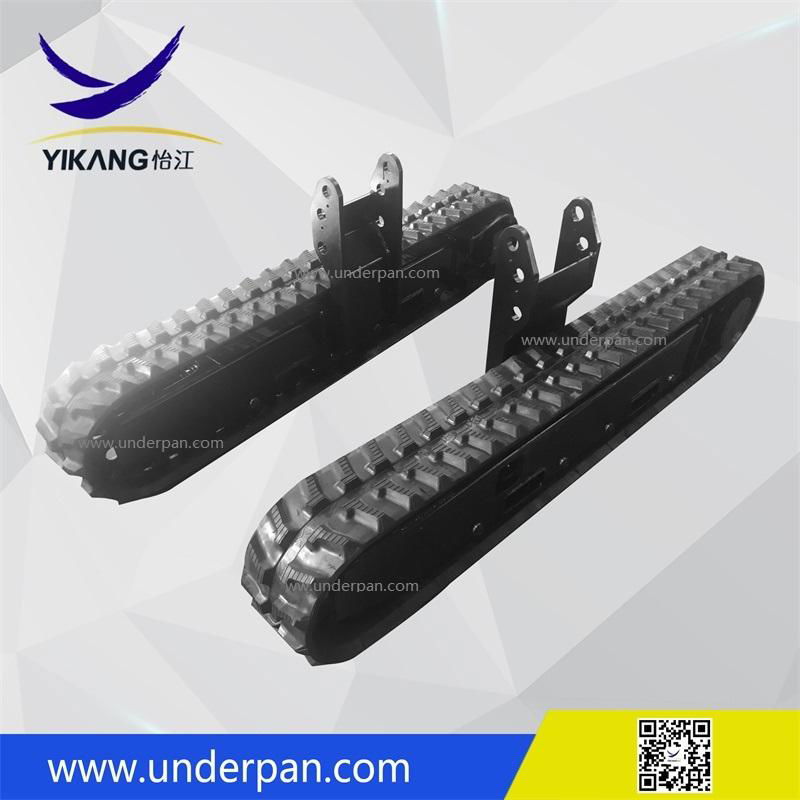 Custom crawler spider lift robot chassis rubber track undercarriage from China