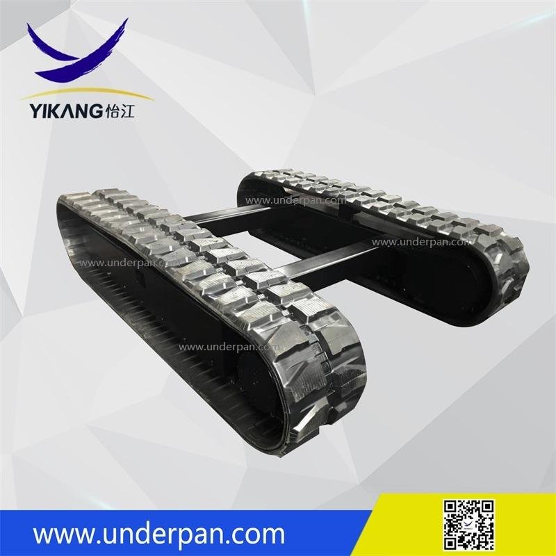 Factory custom 0.5-50 ton rubber or steel track undercarriage for drilling rig