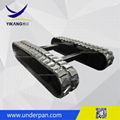 Factory custom 0.5-50 ton rubber or steel track undercarriage for drilling rig 1