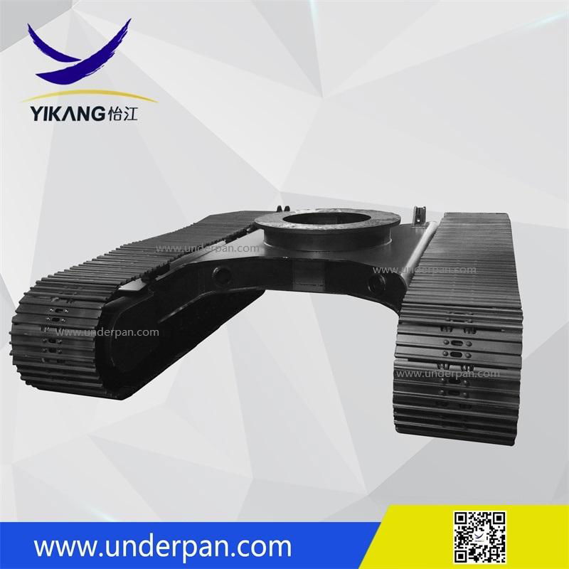 Factory custom 0.5-50 ton rubber or steel track undercarriage for drilling rig 2