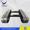 Factory custom 0.5-50 ton rubber or steel track undercarriage for drilling rig 3