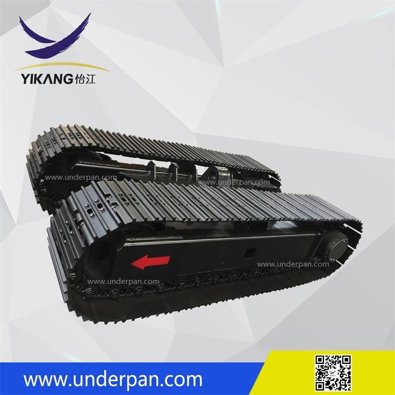 Factory custom 0.5-50 ton rubber or steel track undercarriage for drilling rig 4