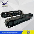 Factory custom 0.5-50 ton rubber or steel track undercarriage for drilling rig 5