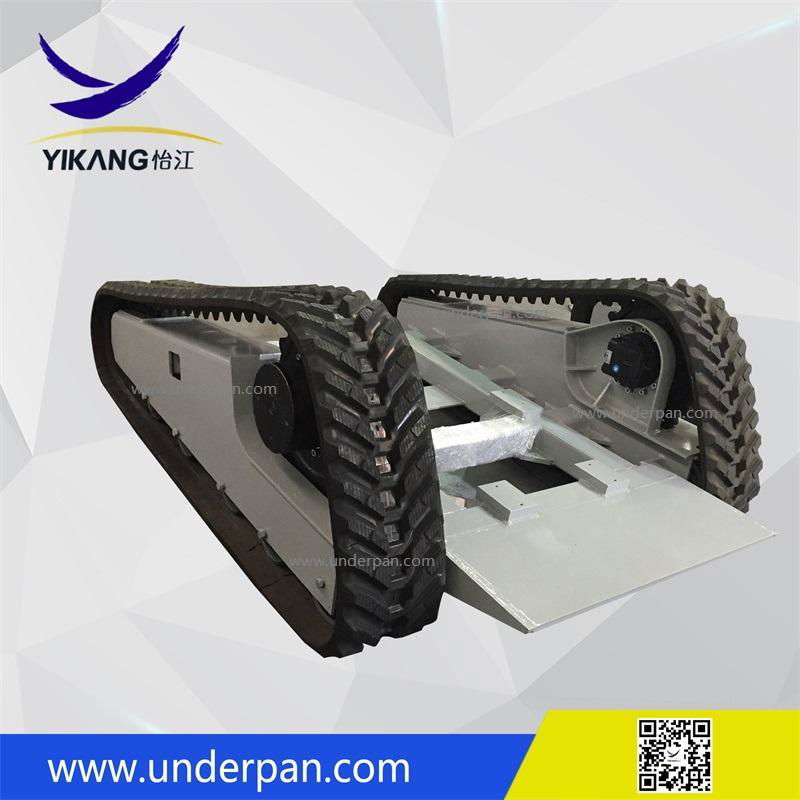 Best price mini fire fighting robot rubber track undercarriage from China YIKANG 2