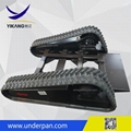 Best price mini fire fighting robot rubber track undercarriage from China YIKANG