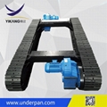 7ton steel track undercarriage with motor reduction boxfor tunnel rescue vehicle