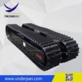 OEM rubber track undercarriage for skid steer loader from China YIKANG 3