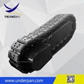 Hot sale crawler mobile crusher rubber pads track undercarriage from China