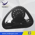 6 tons triangle rubber track undercarriage for farm tractor from China YIKANG 1