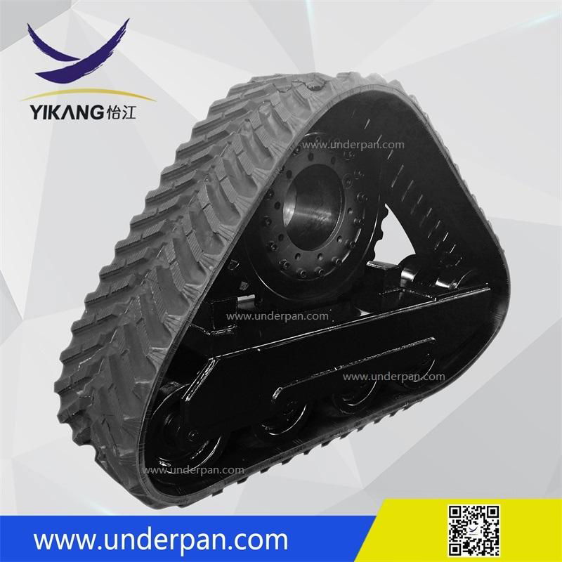 6 tons triangle rubber track undercarriage for farm tractor from China YIKANG 2