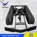 Hot sale 7 tons excavator parts rubber track undercarriage with slewing bearing 2