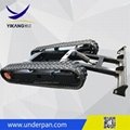 Hot sale 7 tons excavator parts rubber track undercarriage with slewing bearing 4
