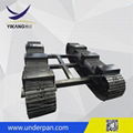 Custom crawler drilling rig steel track undercarriage in gobi desert 1