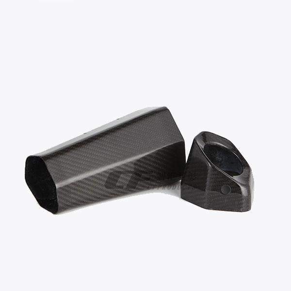 Carbon Fiber Exhaust Pipe light weight high strength Customzied 2