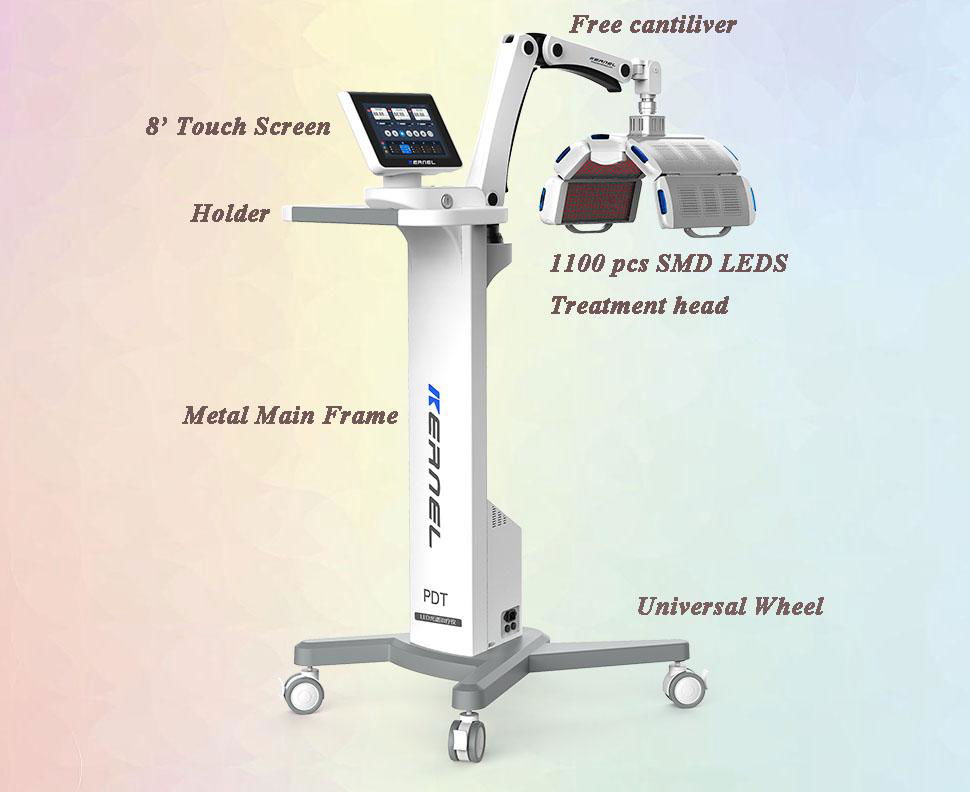 Kernel KN-7000D beauty salon equipment Skin Care Beauty 7 Color LED Photon PDT 3