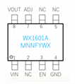 LDO 三端穩壓器WX1601 1