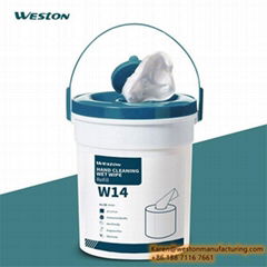 Weston Manufacturing Bucket Industrial Cleaning Wet Wipes