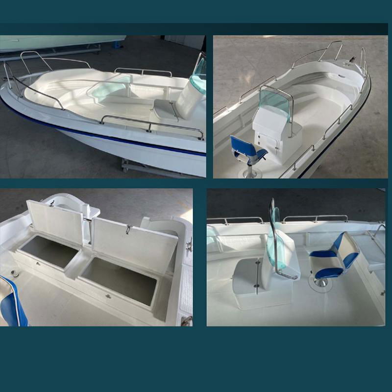 20 Feet fiberglass boat single hull 4