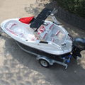 14.5 Feet small speed boats for sale small fiber boat 4