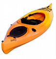 Plastic folding canoe fishing boat Plastic kayak for sale 2