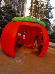 Rotoplastic customized outdoor amusement facilities