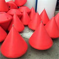 Plastic directional positioning buoy