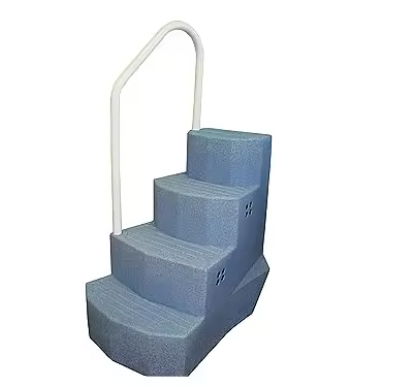 Plastic stairway swimming pool launching pad Plastic climbing ladder 2