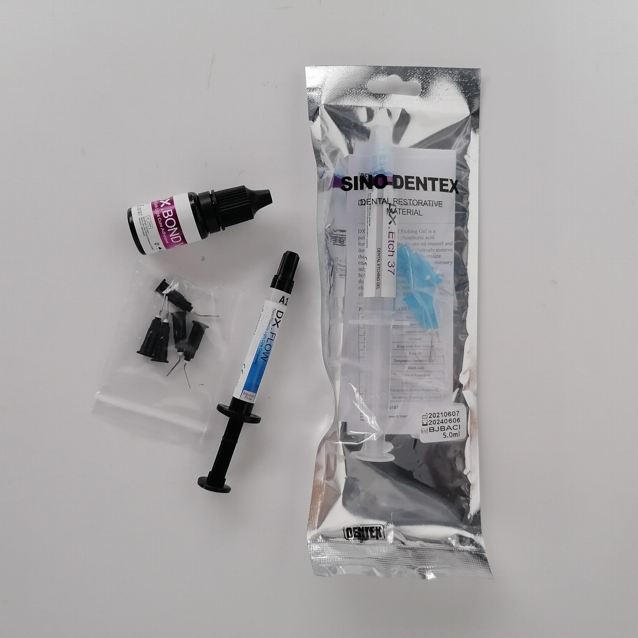 Tooth Gem Material kit Dental BOND V Light Cure Adhesive 37 Etchant