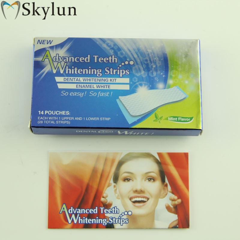 Hot Sales Non peroxide teeth whitening strips private label whitening teeth stri 3
