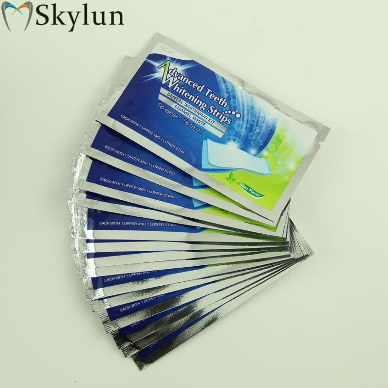 Hot Sales Non peroxide teeth whitening strips private label whitening teeth stri 4