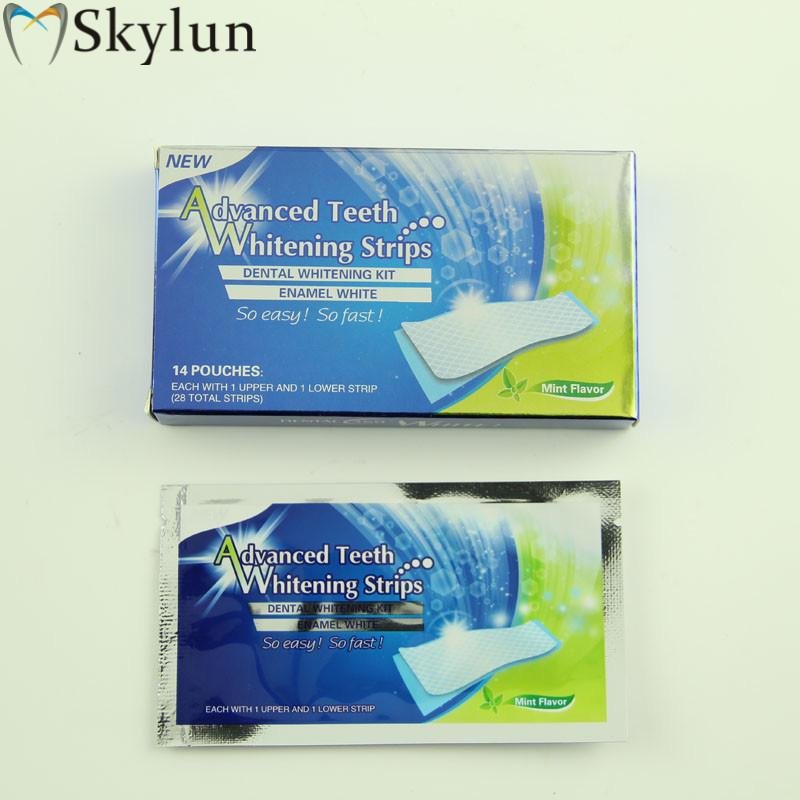 Hot Sales Non peroxide teeth whitening strips private label whitening teeth stri 5