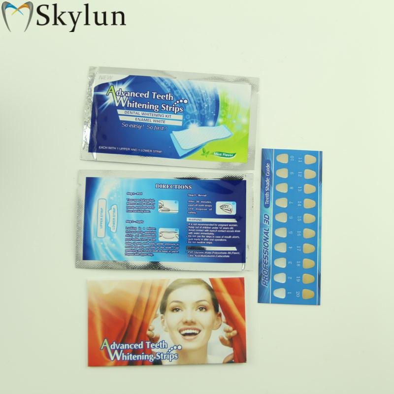 Hot Sales Non peroxide teeth whitening strips private label whitening teeth stri