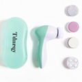 Classic 4-in-1 Electric Rotating Facial Cleansing Brush with plastic case 1