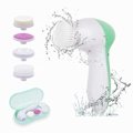 Classic 4-in-1 Electric Rotating Facial Cleansing Brush with plastic case 2