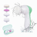 Classic 4-in-1 Electric Rotating Facial Cleansing Brush with plastic case