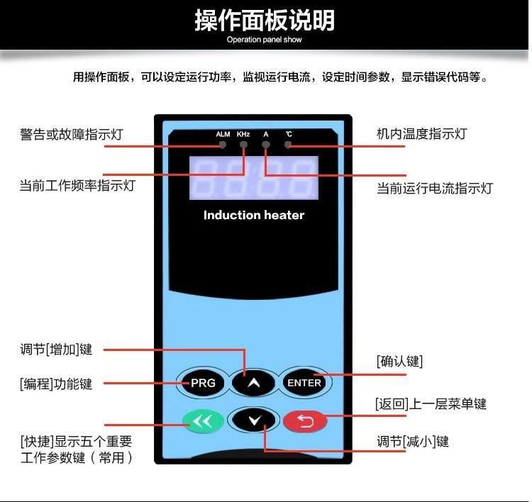 5KW電磁感應加熱器匠奧鍋爐配套高頻變頻加熱器 5