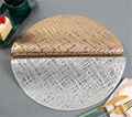 38 cm Gold Colored Table Place Mat for Wedding Decoration 3
