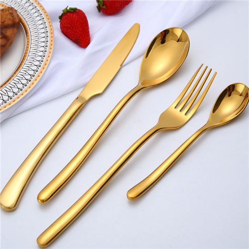 gold cutlery