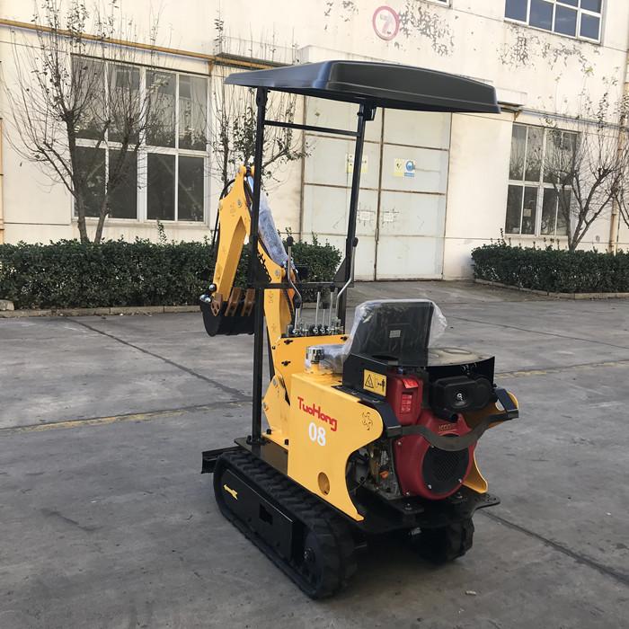 China supplier crawler micro 0.8 Ton small mini digger excavator for sale 2