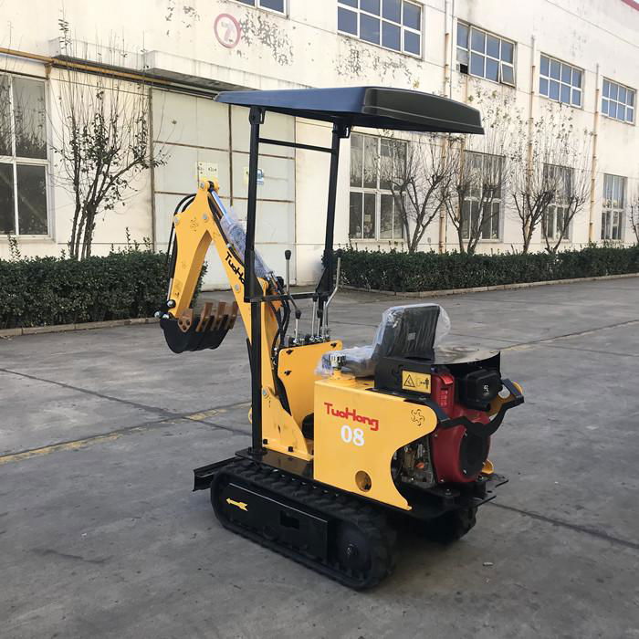 China supplier crawler micro 0.8 Ton small mini digger excavator for sale 4