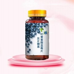 皇菴堂葉黃素酯藍莓片壓片糖果0.1gOEM代工
