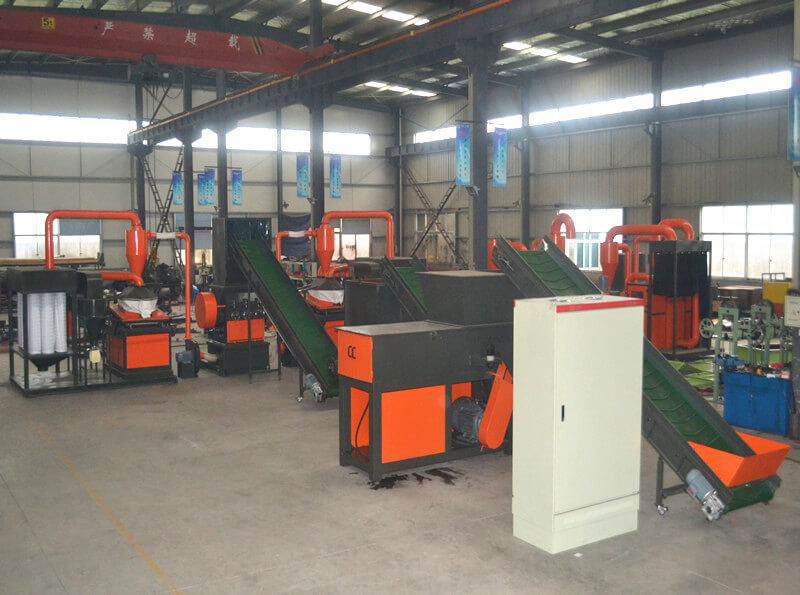 1000kg Cable Wire Recycling Production Line       Wire Shredding Machine         2