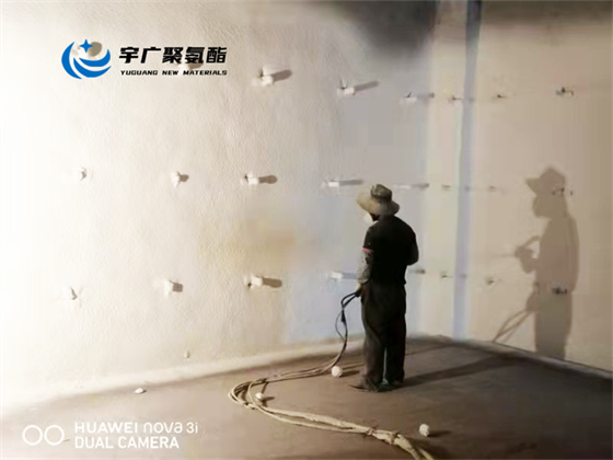 北京聚氨酯保溫噴塗 外牆聚氨酯噴塗施工現場 2