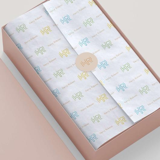 Wholesale Custom Logo Tissue Paper Packaging Tissue Wrapping Paper For Gift 2