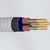 1AWG 2AWG 4AWG copper conductor EPDM Lead 5kV stainless steel armor ESP cable 2