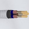 3x2AWG copper conductor EPDM Lead stainless steel tape armor ESP cable 4