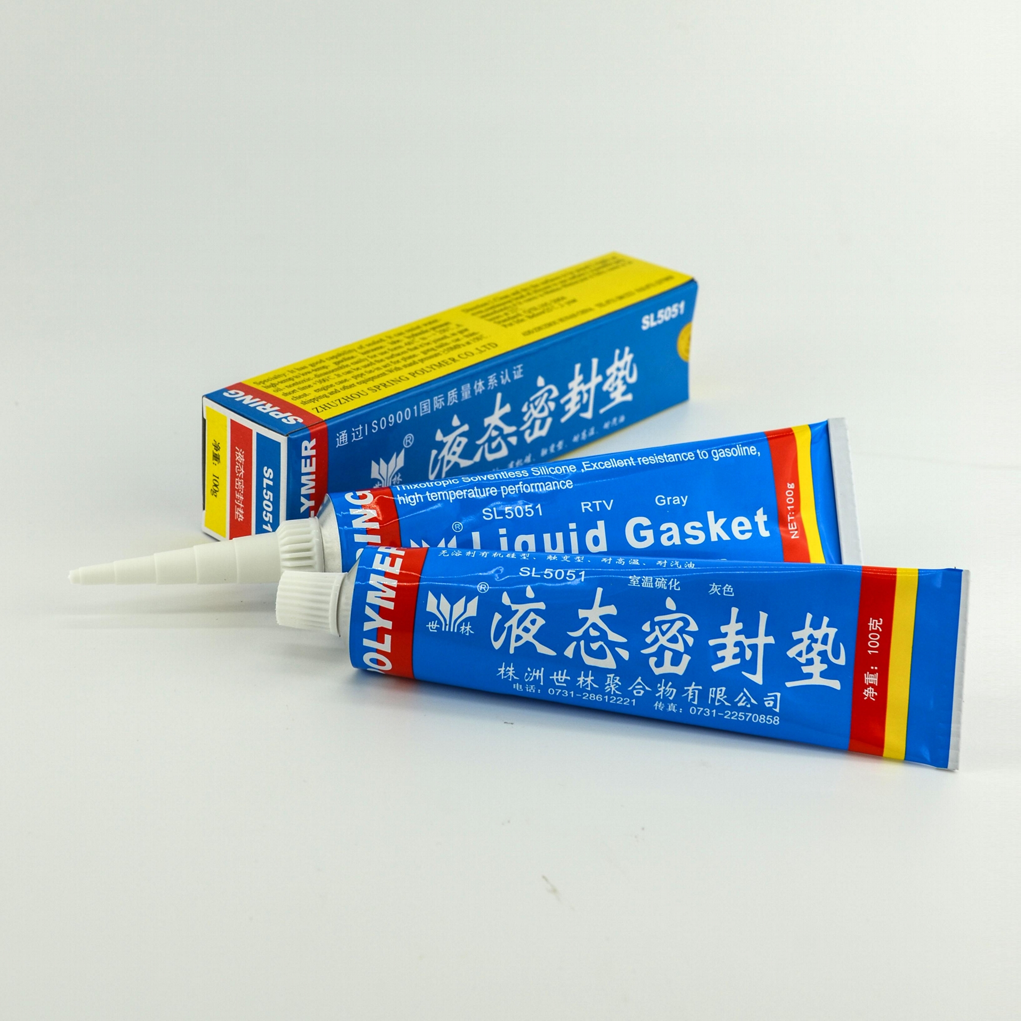 耐高溫發動機閥門法蘭面密封有機硅液態密封膠 3