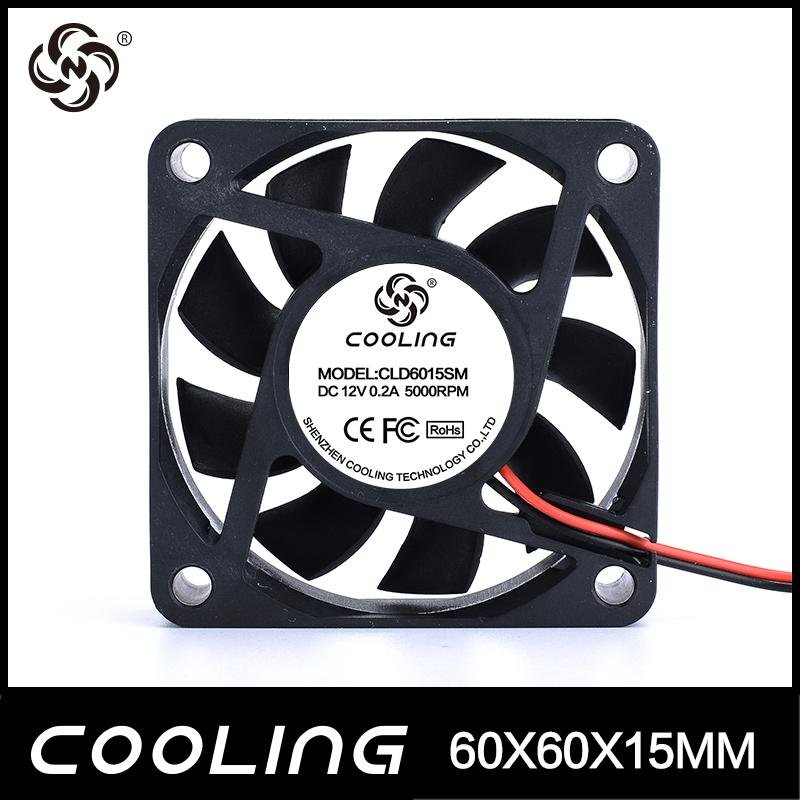 Cool Ning 6015 radiator fan 12V inverter display case CPU radiator fan