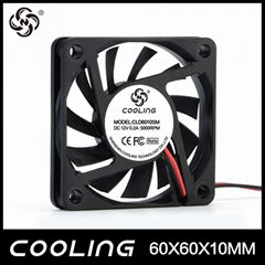 Cool Ning 6010 DC fan, car purifier stage lighting power supply equipment DC coo